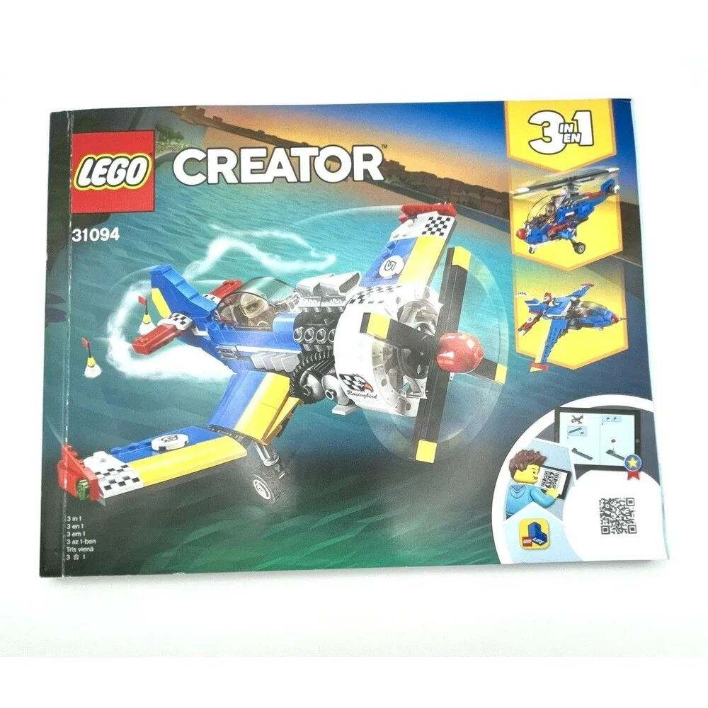 LEGO Manual only 31094 Creator 3 in 1 Airplane Helicopter Jet Paper Instructions
